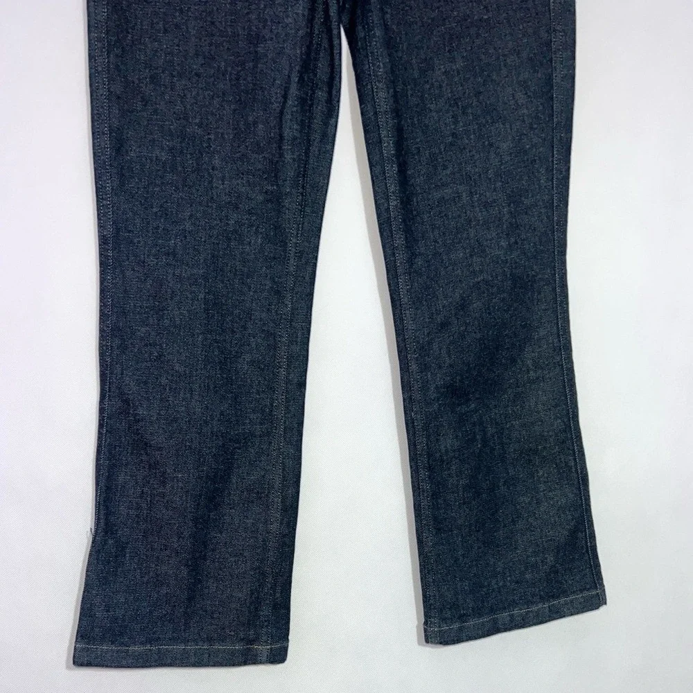 Spanx Straight Leg Woman's Denim Pants Raw Indigo Pull On Sz‎ Medium